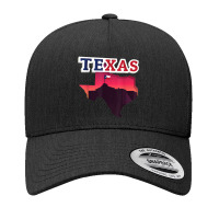 State Of Texas Map With State Flag Yupoong Trucker Cap | Artistshot