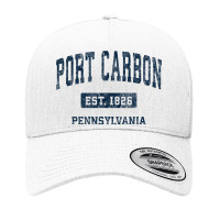 Port Carbon Pennsylvania Pa Vintage Athletic Sports Design Yupoong Trucker Cap | Artistshot