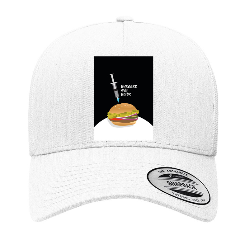 Burgers And Botox Long Yupoong Trucker Cap | Artistshot