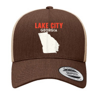 Lake City Georgia Usa State America Travel Georgian Atlanta T Shirt Yupoong Trucker Cap | Artistshot