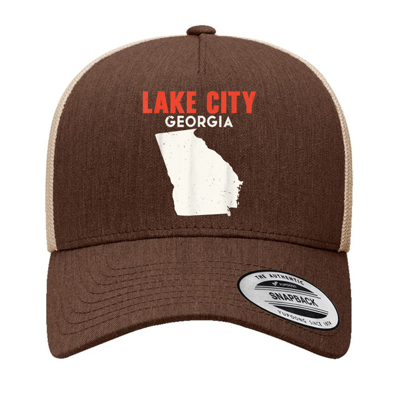 Lake City Georgia Usa State America Travel Georgian Atlanta T Shirt Yupoong Trucker Cap by nealegmruland1 | Artistshot