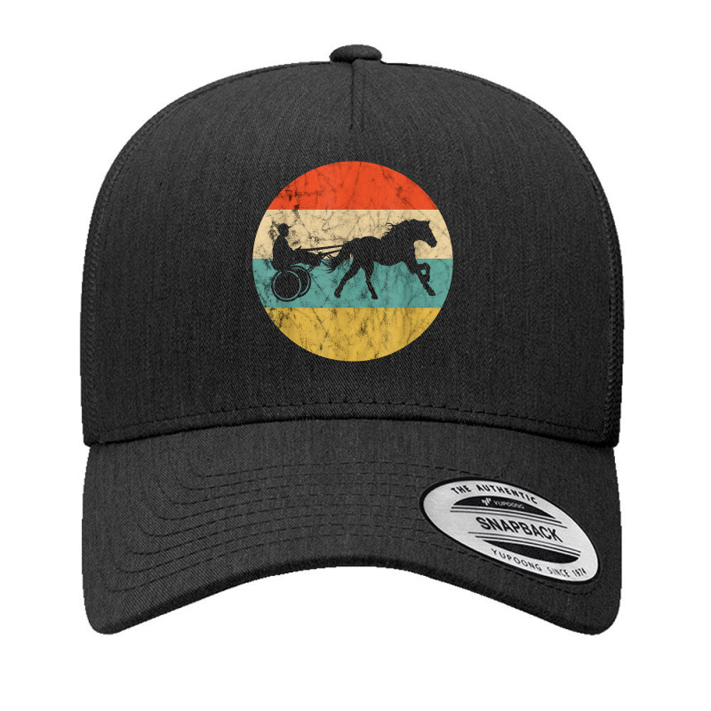 Horse Racing Owner Retro Vintage Equitation Harness Racing T Shirt Yupoong Trucker Cap | Artistshot