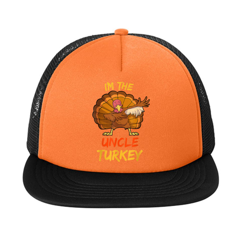 Uncle Turkey Matching Family Group Thanksgiving Party Pajama Foam Snapback Hat | Artistshot