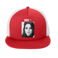 The Cute Mila Kunis Foam Snapback Hat | Artistshot