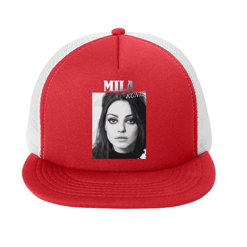 The Cute Mila Kunis Foam Snapback hat by cm-arts | Artistshot