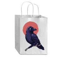 Crow, Bird, Birds, Black, Moon, Animal, Animals Cub Paper Bag - 8 X 4 1/2 X 10 1/4 | Artistshot