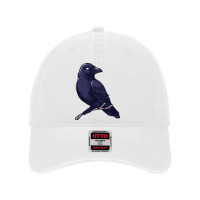 Crow, Bird, Birds, Black, Moon, Animal, Animals Dyed Cap | Artistshot