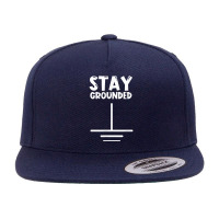 Electronics Ground Electrical Engineer Grounded Electronics 5 Panel Snapback Cap | Artistshot