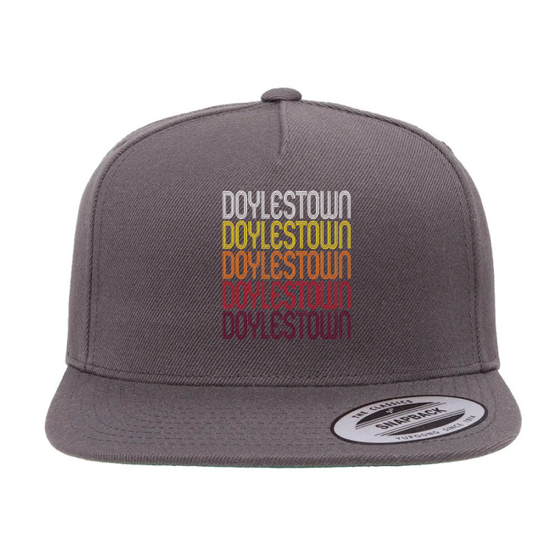 Doylestown, Pa  Vintage Style Pennsylvania 5 panel snapback cap by Tisha Brown | Artistshot