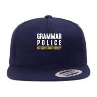 Grammar Police To Serve And Correct Sweatshirt 5 Panel Snapback Cap | Artistshot