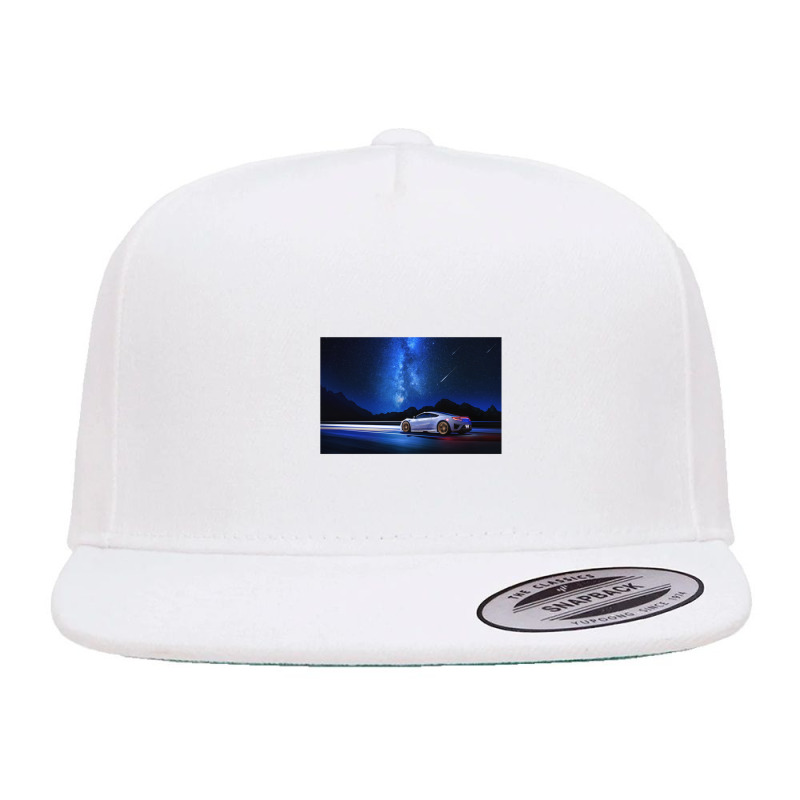 Supercar Milky Way 5 panel snapback cap by MarshaleenAnnetteHammer | Artistshot