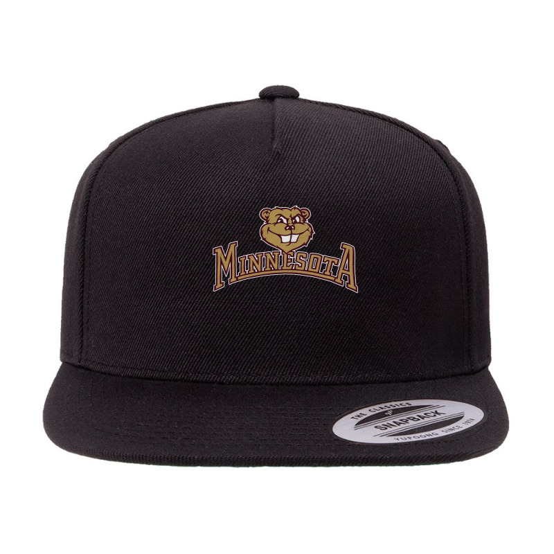 University Of Minnesota, University, Minnesota, The University Of Minn 5 Panel Snapback Cap | Artistshot