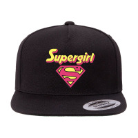 Supergirl 5 Panel Snapback Cap | Artistshot