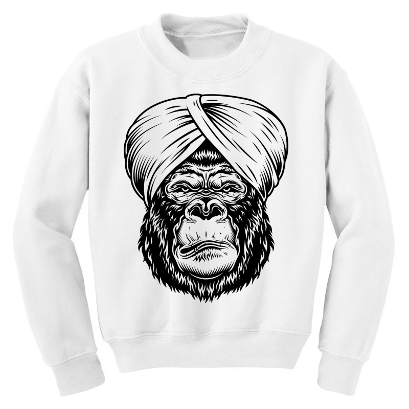 Gorilla, Monkey, Animal, Animals Youth Sweatshirt by HILstore | Artistshot