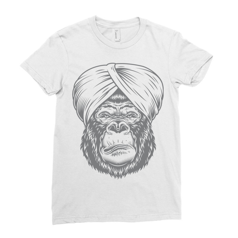 Gorilla, Monkey, Animal, Animals Ladies Fitted T-Shirt by HILstore | Artistshot