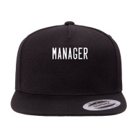 Manager – Team Leader Identification T Shirt 5 Panel Snapback Cap | Artistshot