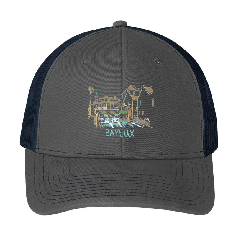 Bayeux France Unique Hand Drawn Art Gift Men Women Pa Trucker Cap by cm-arts | Artistshot