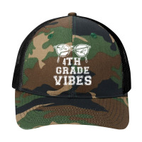 Back To School 4th Grade Vibes Shirt, First Day Teacher Kids T Shir Pa Trucker Cap | Artistshot