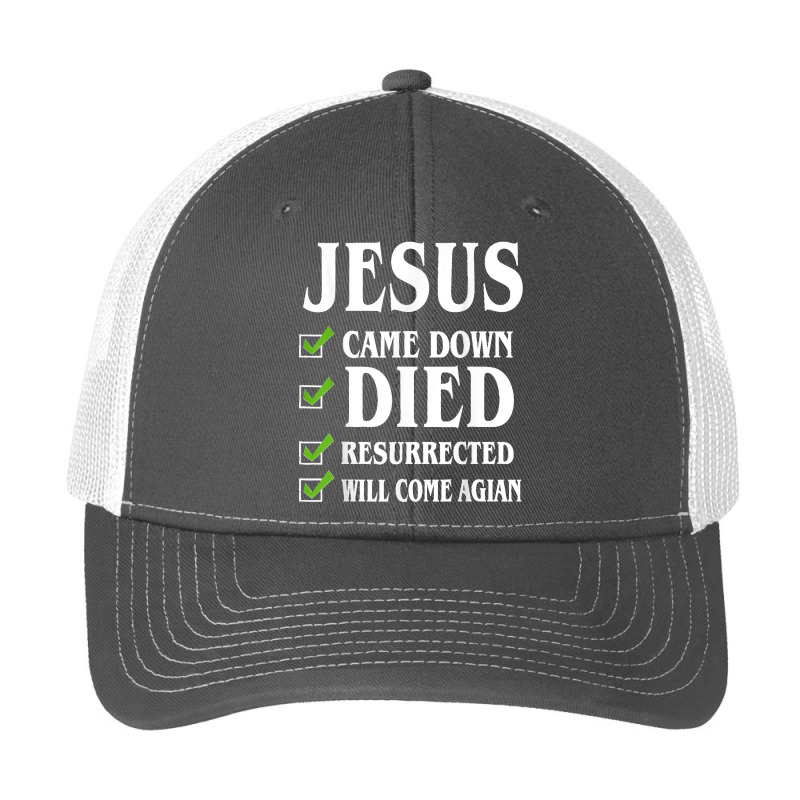 Jesus Christ Christian Tick, Will Come Again T Shirt Pa Trucker Cap by NataliaMata | Artistshot