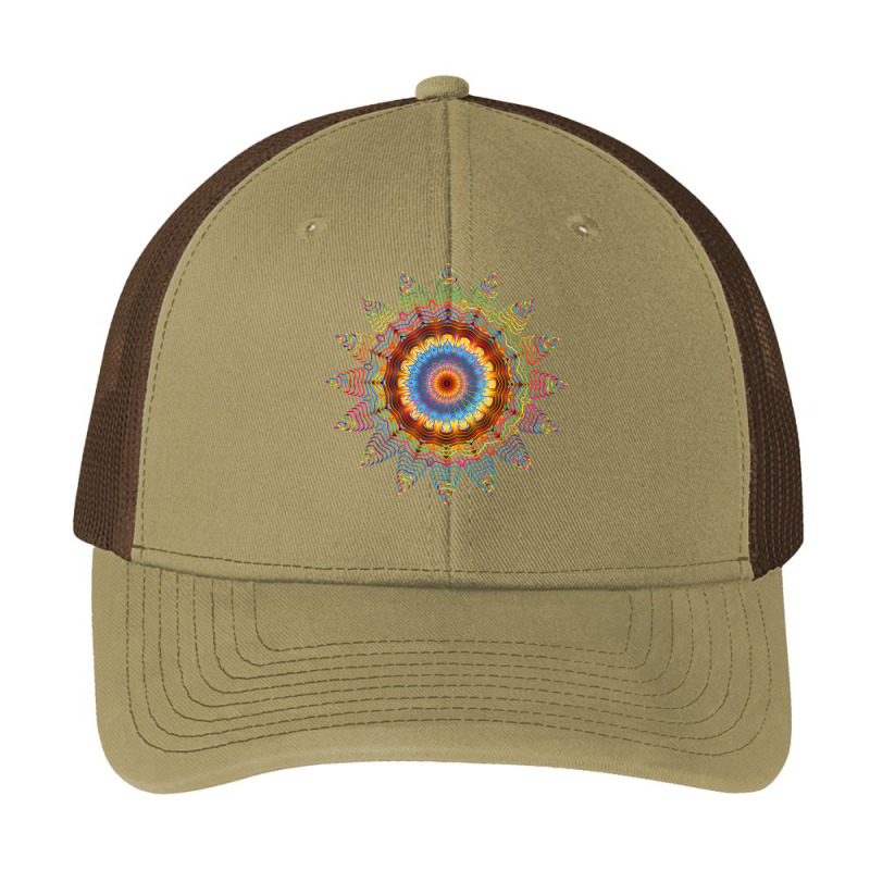 Mandala Sacred Geometry Prana Art Yoga Mantra Om Good Vibe Pa Trucker Cap by cm-arts | Artistshot