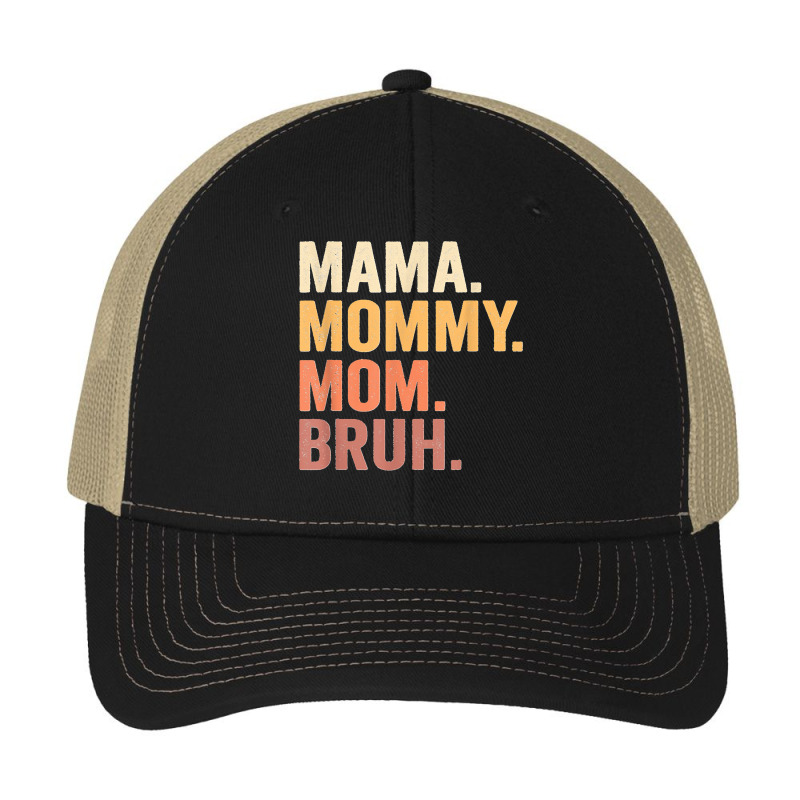 Mama To Mommy To Mom To Bruh Mommy And Me Funny Boy Mom Life Pa Trucker Cap | Artistshot