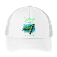 Clearwater Beach Florida Watercolor Sea Turtle Pa Trucker Cap | Artistshot