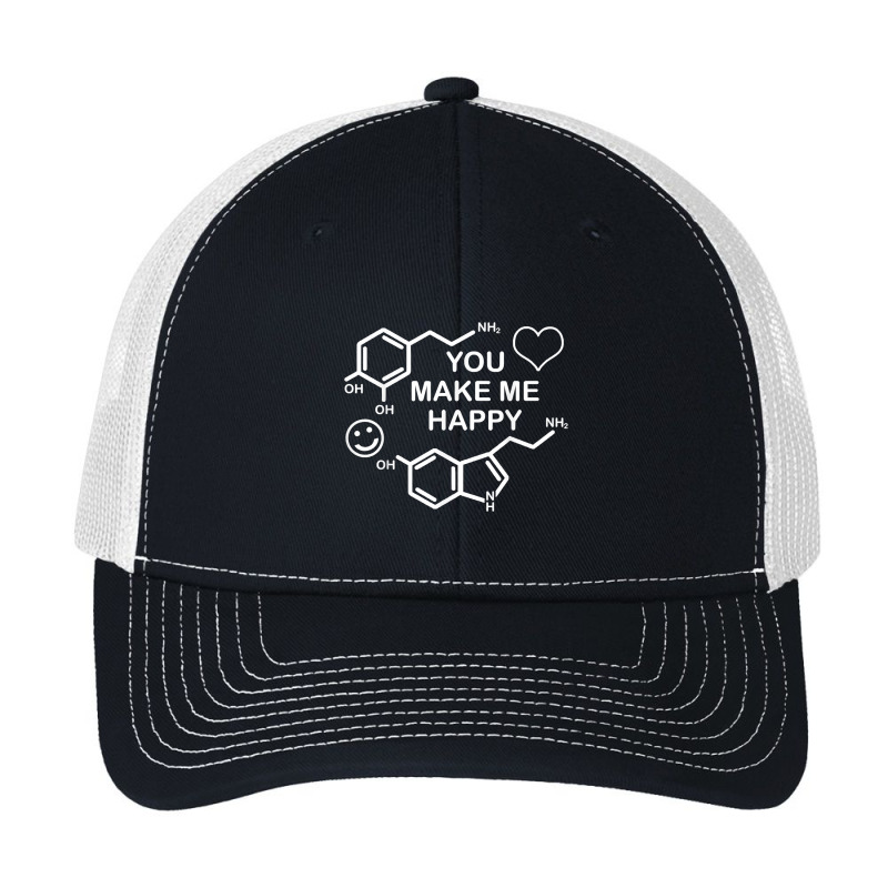 Dopamine Smile Serotonin Heart You Make Me Happy Shirts Pa Trucker Cap by Teemoney2 | Artistshot