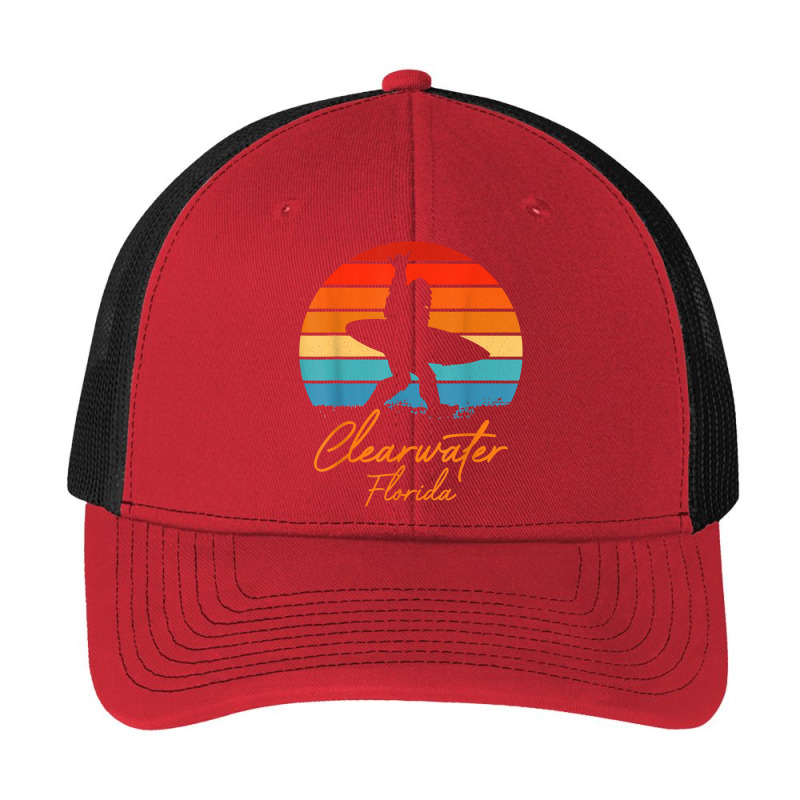 Bigfoot Clearwater Beach, Florida Sasquatch Souvenir Pa Trucker Cap by FrancesTiffany | Artistshot