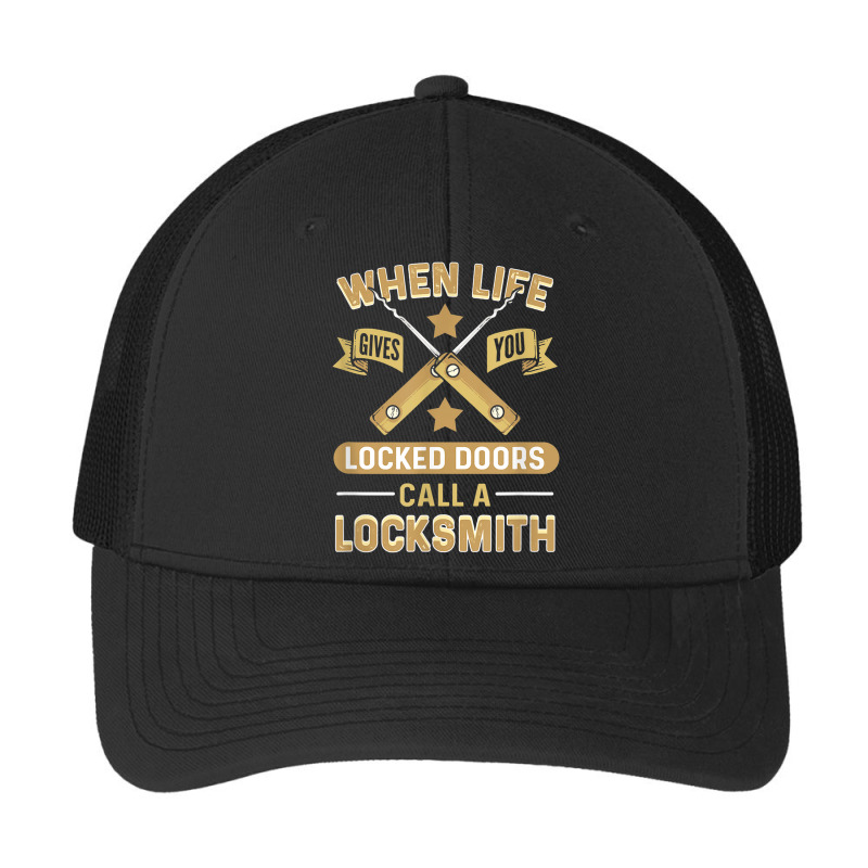 When Life Gives You Locked Doors Call A Locksmith Pa Trucker Cap by Tees | Artistshot