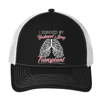 I Survived My Husband's Lung Transplant Organ Donation Premium T Shirt Pa Trucker Cap | Artistshot