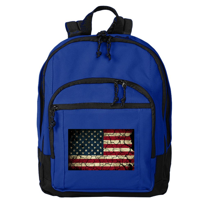 Distressed Usa Flag, Distressed Usa Flag Vintage, Distressed Usa Flag  Basic Backpack | Artistshot