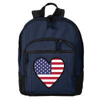 I Love The Usa, I Love The Usa Vintage, I Love The Usa Art, I Love The Basic Backpack | Artistshot