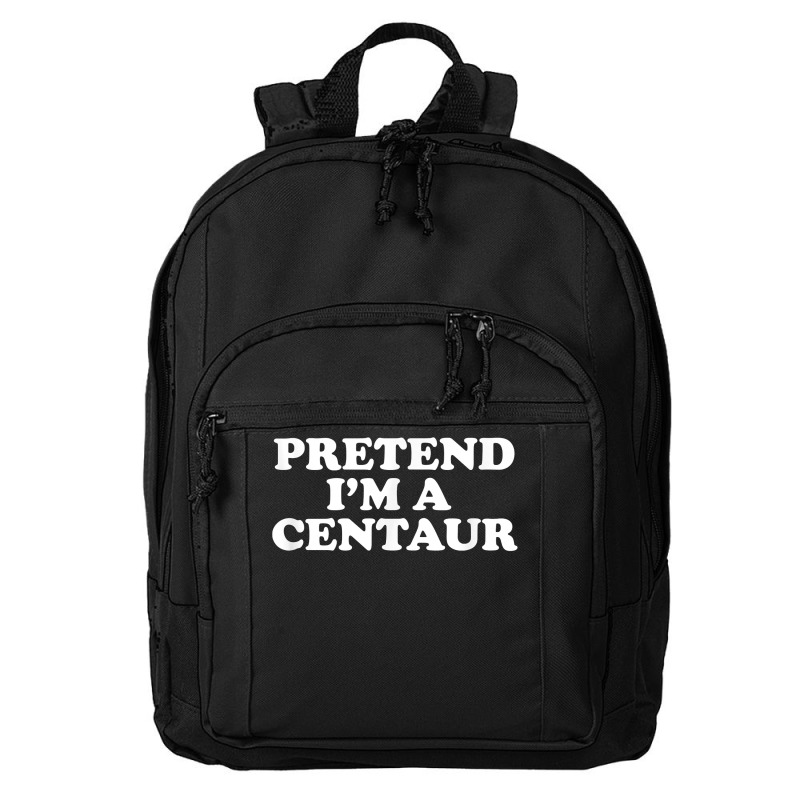 Pretend I_m A Centaur Last Minute Halloween Costume Basic Backpack | Artistshot