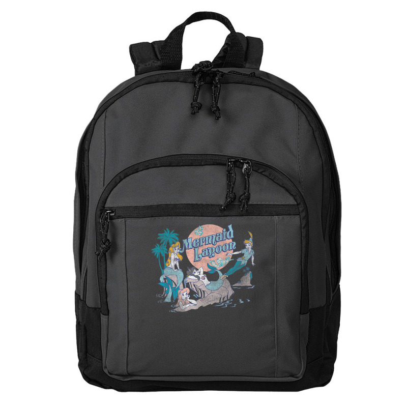 Peter Pan Distressed Mermaid Lagoon Basic Backpack | Artistshot