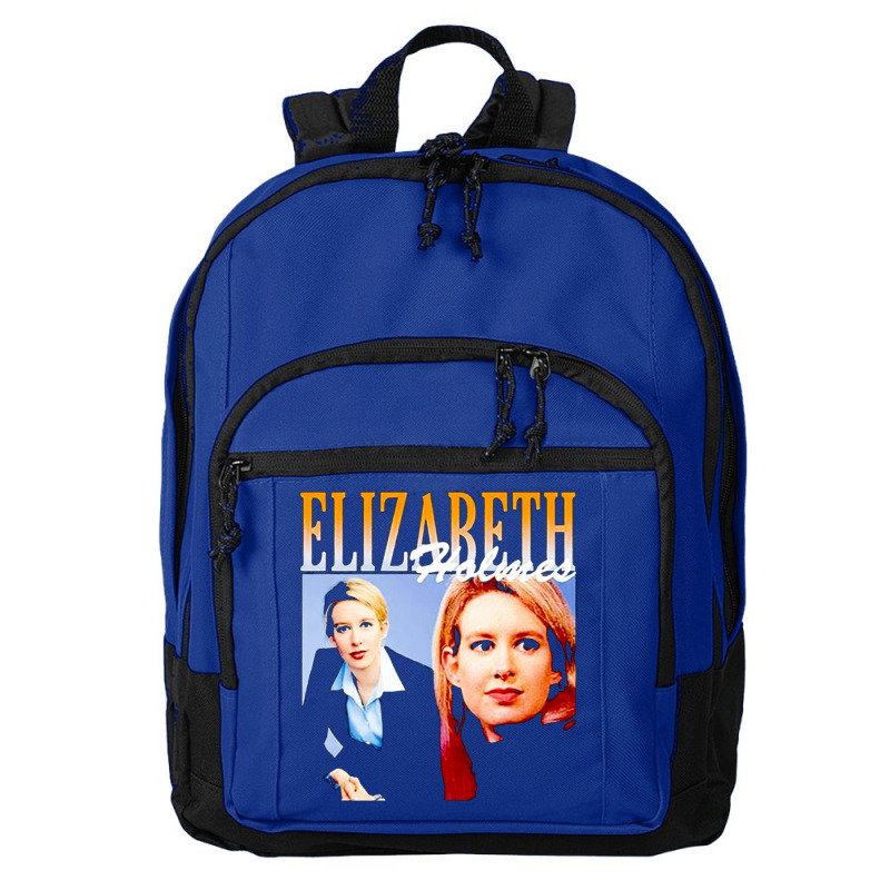 Elizabeth Holmes, Theranos Founder, Elizabeth Holmes And Theranos Foun Basic Backpack | Artistshot