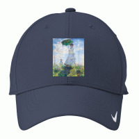 Monet's Woman With A Parasol  Modern Art Famous Painting T Shirt Nike Dri-fit Cap | Artistshot