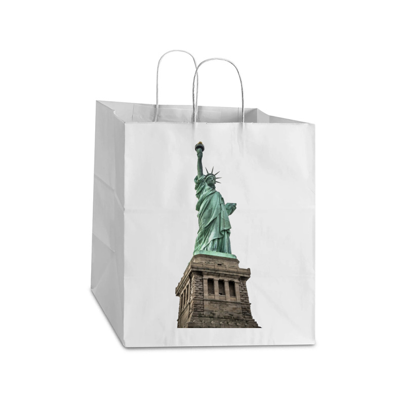 Statue Of Liberty, Usa Take Out Paper Bag - 14 X 10 X 15 1/2 | Artistshot