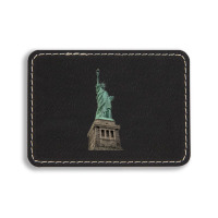 Statue Of Liberty, Usa Rectangle  Leatherette Patch | Artistshot