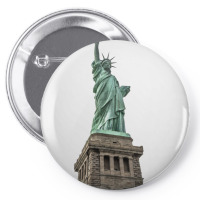 Statue Of Liberty, Usa Pin-back Button | Artistshot