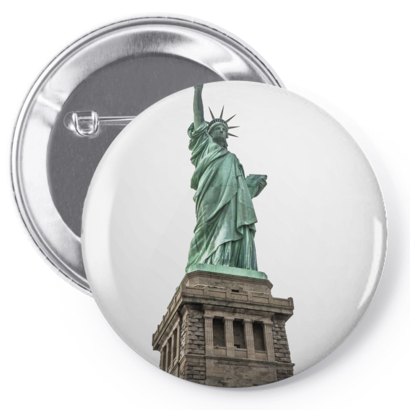 Statue Of Liberty, Usa Pin-back Button | Artistshot