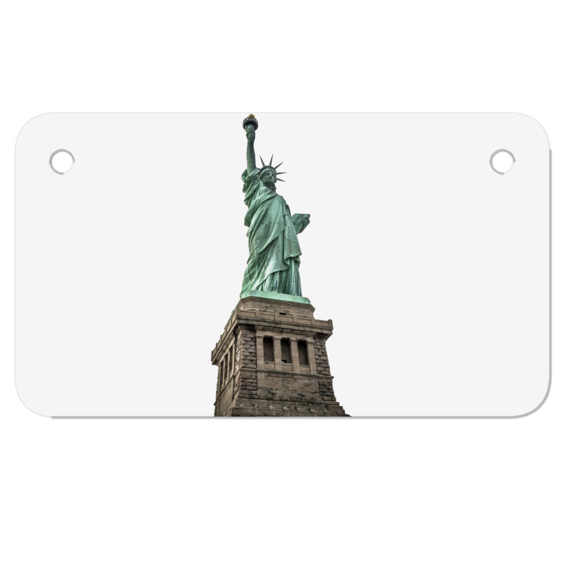 Statue Of Liberty, Usa Motorcycle License Plate | Artistshot