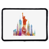 Statue Of Liberty, Usa Rectangle Patch | Artistshot