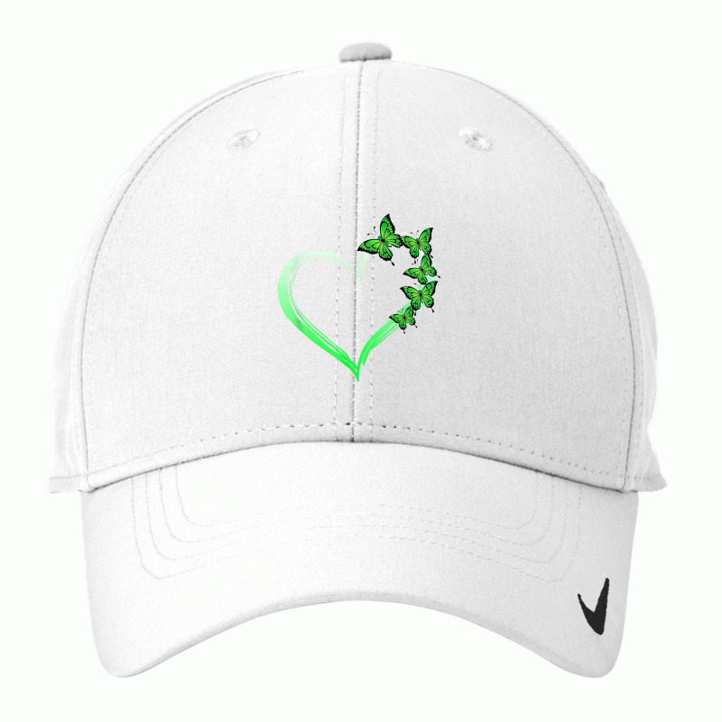 Heart Blue Butterfly Spreading Mental Health Awareness Month Nike Dri-fit Cap | Artistshot