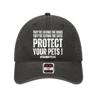 Protect Your Pets Trump 2024 Dyed Cap | Artistshot