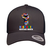 Hispanic Heritage Month Colorful Countries Flags Latinx Hand T Shirt Retro Trucker Cap | Artistshot