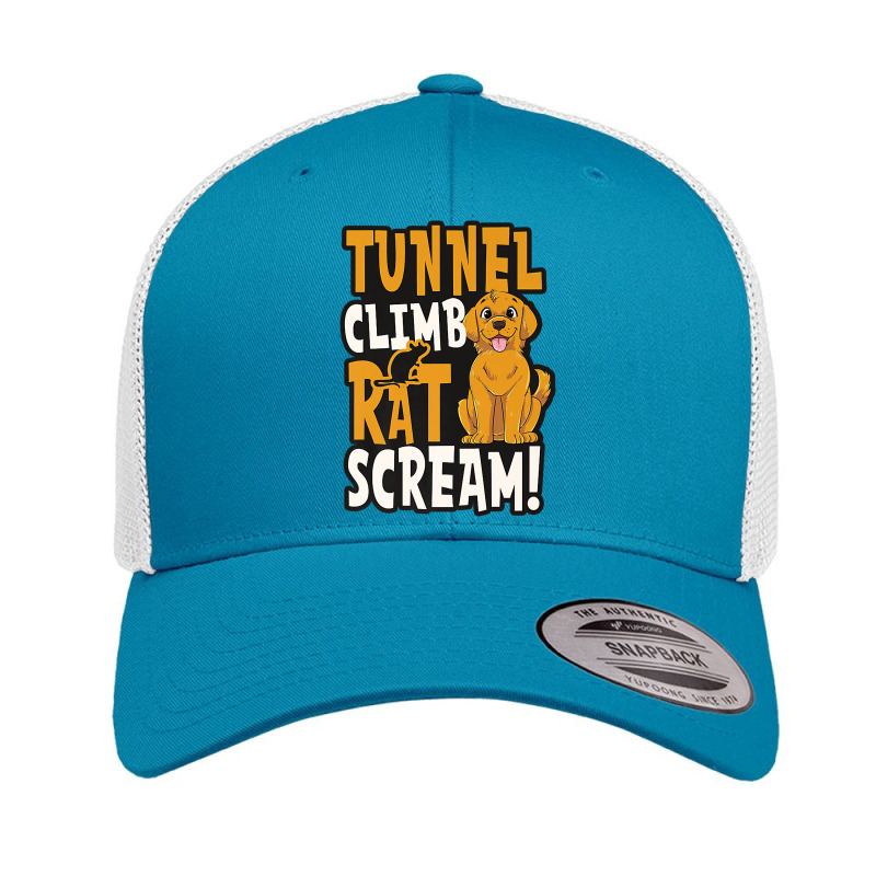 Tunnel Climb Rat Scream Design Barn Hunt Premium T Shirt Retro Trucker Cap by cm-arts | Artistshot