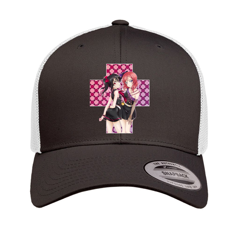 Nico Yazawa 3 Maki Nishikino - Love Novels Version (edit.) Retro Trucker Cap by KristyMelton | Artistshot