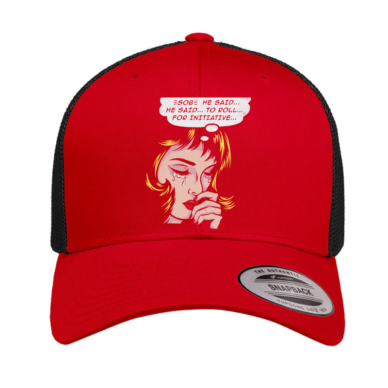 Roll For Initiative Retro Trucker Cap by Kosdapen517 | Artistshot