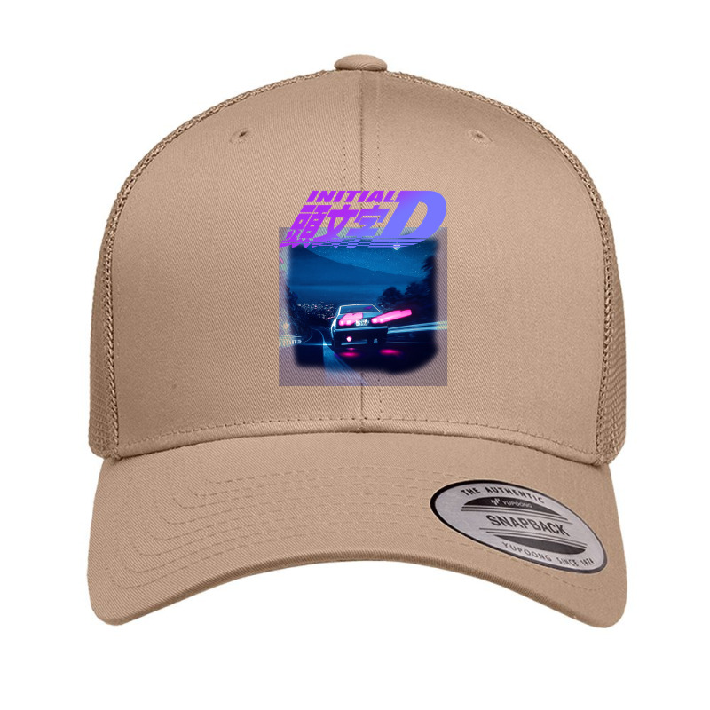 Initial D Neon Ae86 Retro Trucker Cap by cm-arts | Artistshot