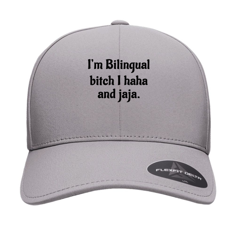 I'm Bilingual Bitch I Haha And Jaja T Shirt Seamless Cap by cm-arts | Artistshot